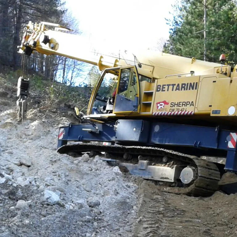 guindaste-sobre-esteiras marchetti cw-70.42 fotos