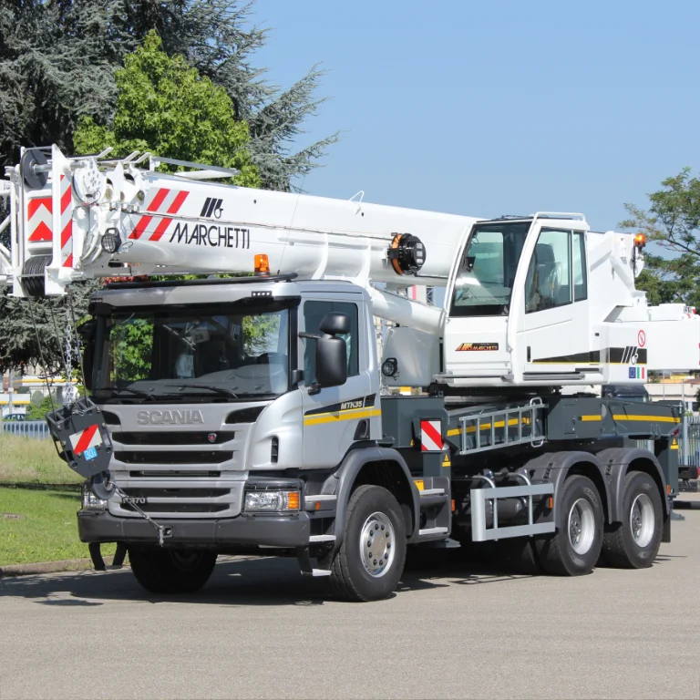 caminhão-guindaste marchetti mtk-40 fotos