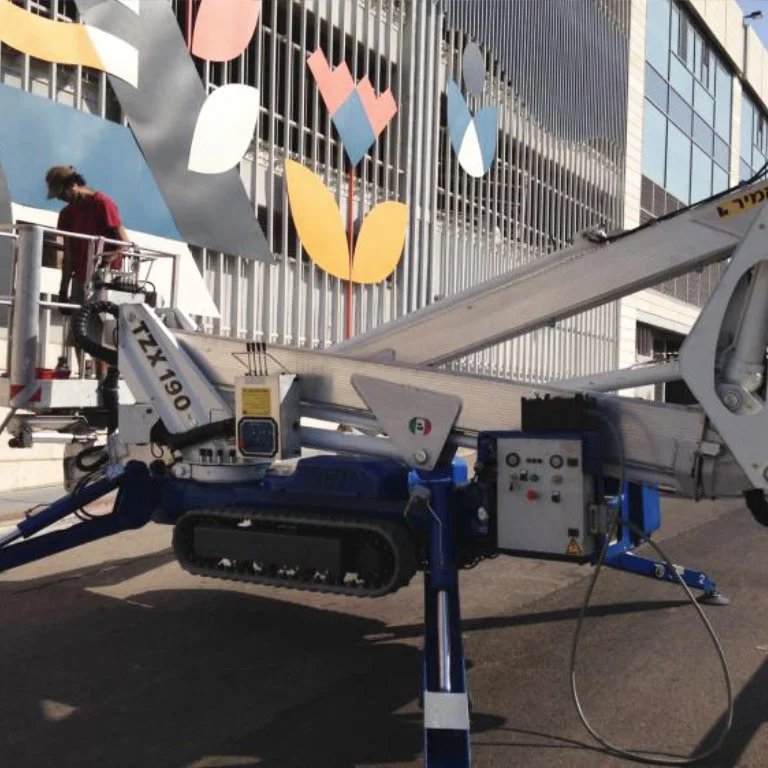 гусеничный-коленчатый-подъемник palazzani tzx190 фотографии