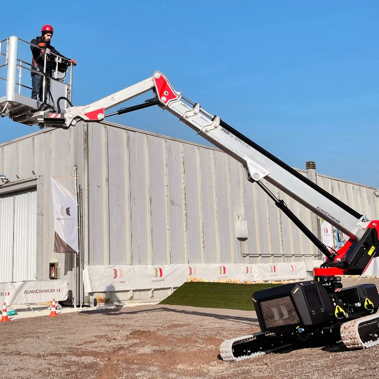 гусеничный-телескопический-подъемник almac jibbi-u-1570-lth фотографии