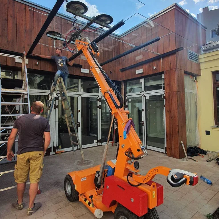 guindaste-com-manipulador-de-vidro smartlift sl-408 fotos
