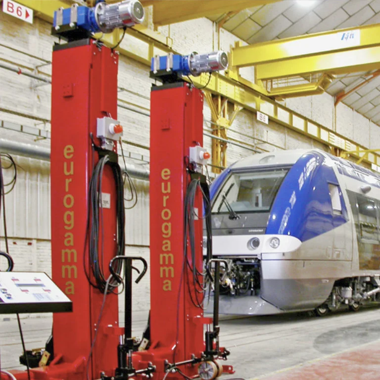 мобильные-колонны-подъемники-поездов eurogamma egsxl100 фотографии