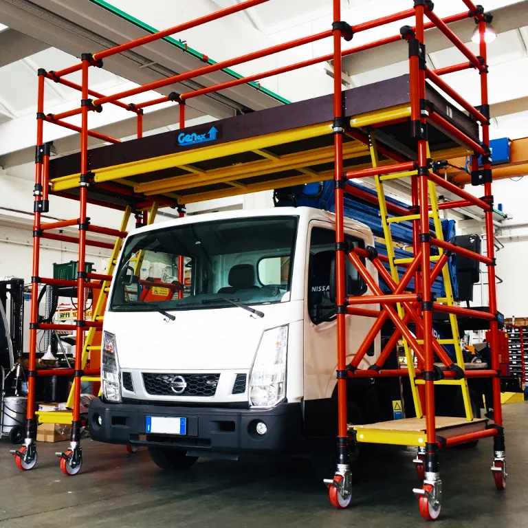 fiberglass-scaffolds genex buses-scaffolds photos