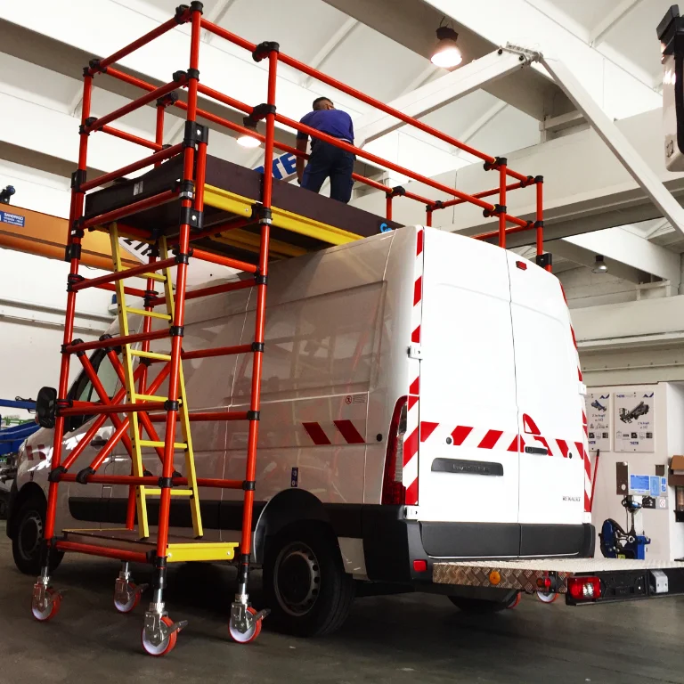 fiberglass-scaffolds genex buses-scaffolds photos