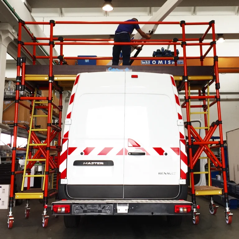 fiberglass-scaffolds genex buses-scaffolds photos