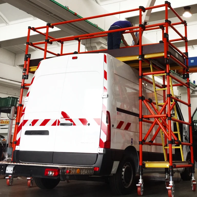 fiberglass-scaffolds genex buses-scaffolds photos