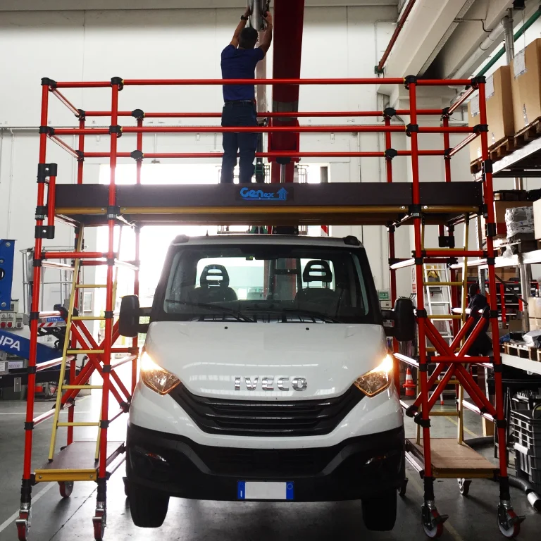 fiberglass-scaffolds genex buses-scaffolds photos