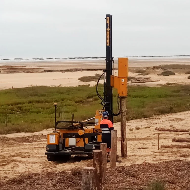 hincaposte-sobre-orugas orteco hdpro-1200j fotos