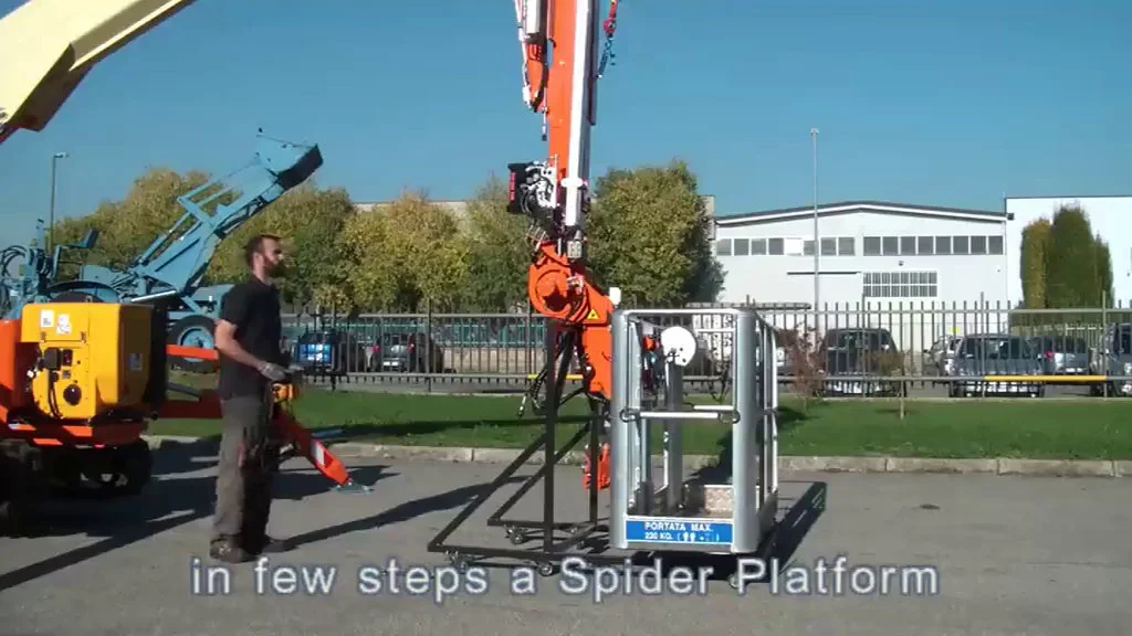 vidéo PALAZZANI XTJ 32 avec option grue